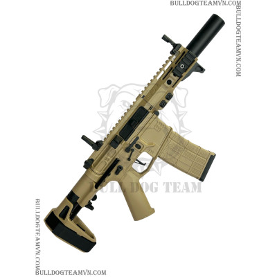 SÚNG ĐẠN THẠCH SLR 4.0 BÁNH RĂNG KIM LOẠI MÀU TAN